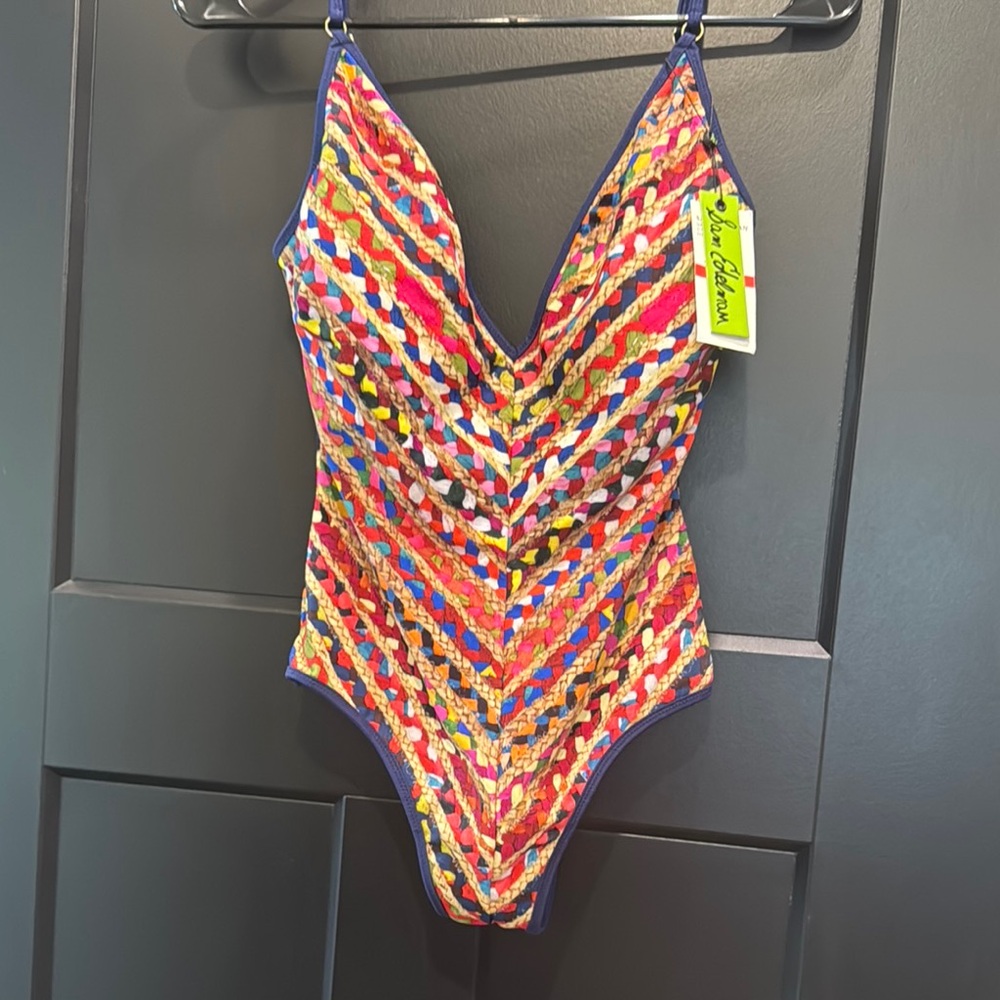 Sam Edelman Multicolor Woven Bodysuit